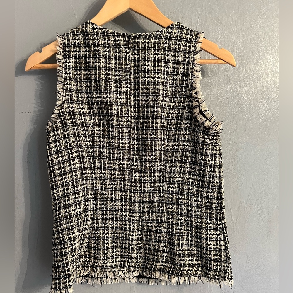 Ann Taylor Tweed Shell Top - Picture 2 of 3